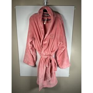 Victoria’s Secret Signature Plush Robe XL/XXL Pink NWT Cozy Loungewear Belted